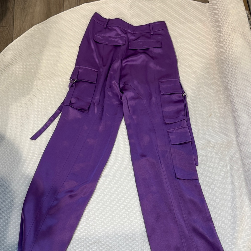 Purple Women's Cargo Pants - Picture 6 of 10